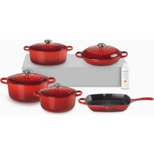 Le Creuset 5 Parça Döküm Tencere Seti