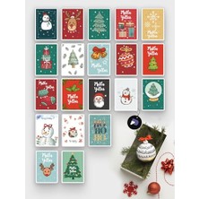 20'li Yılbaşı Kartpostal Seti - Yılbaşı Kartı, Yeni Yıl Kartı, Yılbaşı Kartları, Noel Tebrik Kartı