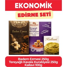 Arslanzade Edirne Seti – Badem Ezmesi 250G, Tereyağlı Kavala Kurabiyesi 250G, Kallavi 100G