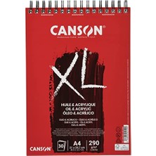 Xl® Huile & Acrylique, Yağlı ve Akrilik Boya Bloğu, Dın A4, 30 Yaprak, 290 G/m²