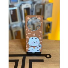 Avcı Teknoloji Market Redmi 14C Uyumlu Özel Tasarım Sevimli Figürlü Deri Dokulu Telefon Kılıfı