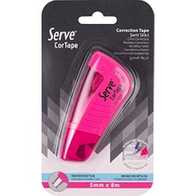 Cortape Şerit Silici 5 Mm*8mt Fosforlu Pembe Tekli Blister