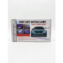 Far Üstü LED Şerit Drl – Araç Far Içi Gündüz LED Işığı (Light Guide Lamp W+Y)