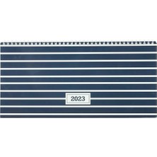 Keskin Color 2023 Aj-66 Haftalık Masa Ajandası, Çizgi, 16X33,5 cm