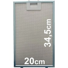 Populer Profilo DVE6G520 Davlumbaz Yağ Filtresi 20X34,5 Aspiratör Filtre DVE6G520/01