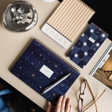 HDY Store Paperora Galaksi 3’lü Süresiz Planlayıcı Set 41 Delft Blue Renkli A3 Teslin Kapaksız Tasarım