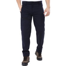 Ghassy Co. Erkek Tactical Outdoor Su Geçirmez Lacivert Softshell Pantolon Likra Kumaş Özelliği ile