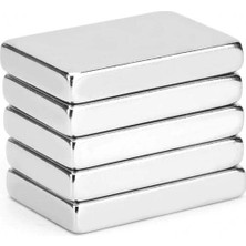 30X20X5 mm Neodyum Dikdörtgen Güçlü Mıknatıs (5 Adet Set)