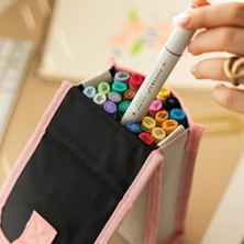 24’lü Çift Uçlu Alkol Bazlı Marker Kalem Seti – Brush + Chisel