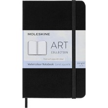 Moleskine Yaratıcı Not Defteri, Sulu Boya Not Defteri, Cep, A6, 200 G Sulu Boya Kağıdı, Sert Kapak, Siyah. Cep/a6
