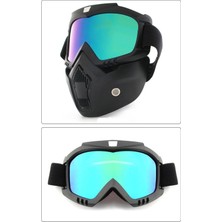 SRC Jet Kask Maskesi Mavi