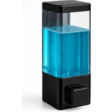 Duvar Tipi Manuel Sıvı Sabunluk Yapıştırmalı ve Vidalı Akıtmaz Sabun Dispenseri 350 ml V-1