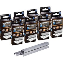 Standart Zımba, 1/4" Uzunluk, Kutu Başına 5000, 8'li Paket