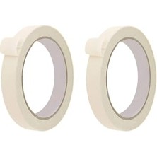 2 Adet Maskeleme Bandı Boya Bandı 18MM x 25M Kağıt Bant
