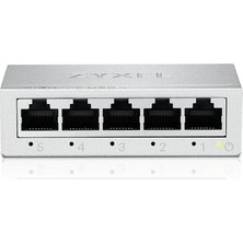 Zyxel 5-Port Gigabit 10/100/1000 Unmanaged Ethernet Switchı | Ethernet Splitter | Masaüstü Veya Duvara Montaj [GS-105B V5]