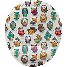 Sevimli Baykuşlar Bilek Destekli Mouse Pad