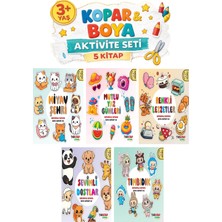 The Kitap Çocuk Kopar Boya Aktivite Seti (5 Kitap)