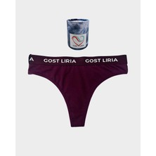 GOST LİRİA Calm Kadın String Külot Bordo