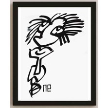 Karikatural Nezih Danyal Tipler Kişiye Özel Sertifikalı Sınırlı Fine Art Karikatür Baskı NTP00242