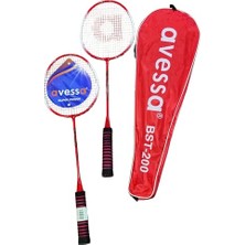 Avessa Badminton Raket Seti Kırmızı