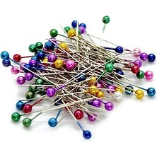 Benim Marifetlerim - Mineli Renkli Başlı Toplu Iğne 50 Adet