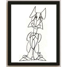 Karikatural Nezih Danyal Tipler Kişiye Özel Sertifikalı Sınırlı Fine Art Karikatür Baskı NTP00166