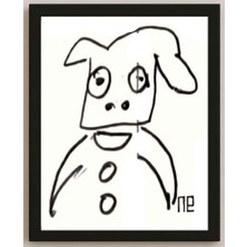 Karikatural Nezih Danyal Tipler Kişiye Özel Sertifikalı Sınırlı Fine Art Karikatür Baskı NTP00187