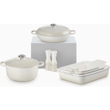 Le Creuset 7 Parça Mutfak Seti Döküm ve Seramik