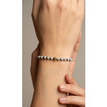 Fi Hediyelik El Yapımu Zarif Doğal Taşlı Ayarlanabilir Şık Asansör Bileklik