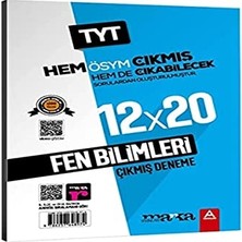 Tyt Fen Bilimleri Ösym Çıkmış ve Çıkabilecek Sorulardan Oluşturulmuş 12 Deneme Sınavı Tamamı Video Çözümlü