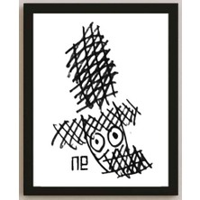 Karikatural Nezih Danyal Tipler Kişiye Özel Sertifikalı Sınırlı Fine Art Karikatür Baskı NTP00230