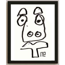 Karikatural Nezih Danyal Tipler Kişiye Özel Sertifikalı Sınırlı Fine Art Karikatür Baskı NTP00190