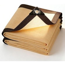 Nuvvo Bahçe Güneş Koruma Ağı, 360 x 490 Cm, Sabitleme, Rüzgar Geçirgen, Uv Işınları Koruması ve Nefes Alabilen Gölge Ağı, Bahçe Veya Bitki Için, Krem Rengi