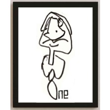 Karikatural Nezih Danyal Tipler Kişiye Özel Sertifikalı Sınırlı Fine Art Karikatür Baskı NTP00177