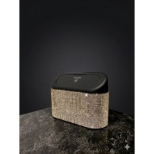 Keskin Sound Lüks Taşlı Araç Içi Mini Çöp Kutusu Gold
