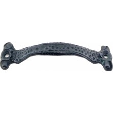 MiraLive Antika Tarz Dekoratif Pirinç Anıt Mobilya, Çekmece Kulbu - 28X100 Mm, Oksit