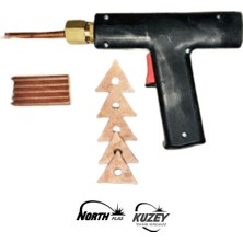 North 132 Spot Tabanca Seti(Zig Zag Puntalama Bakırı ve 8mm Puntalama Ucu Üçgen Üç Set