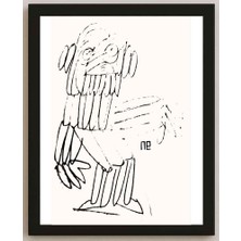 Karikatural Nezih Danyal Tipler Kişiye Özel Sertifikalı Sınırlı Fine Art Karikatür Baskı NTP00212