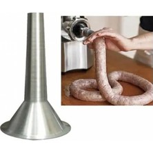 MiraLive Tuğra Paslanmaz (Alüminyum) Sucuk Hunisi No: 22 - Lezzetli ve Hijyenik Sucuklarınız Için