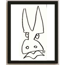 Karikatural Nezih Danyal Tipler Kişiye Özel Sertifikalı Sınırlı Fine Art Karikatür Baskı NTP00165