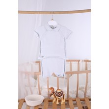 Beybek %100 Pamuk Şortlu Triko Erkek Bebek Takım 5506