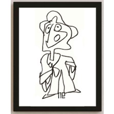 Karikatural Nezih Danyal Tipler Kişiye Özel Sertifikalı Sınırlı Fine Art Karikatür Baskı NTP00176