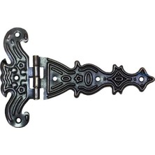 MiraLive Dekoratif, Sac Tek Kuyruklu Menteşe - 69X102 Mm, Büyük, Eskitme, 100 Adet