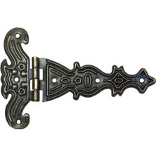 MiraLive Dekoratif, Sac Tek Kuyruklu Menteşe - 69X102 Mm, Büyük, Antik, 100 Adet