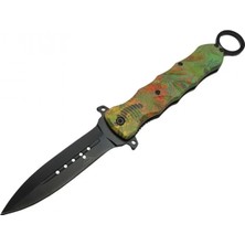 MiraLive GB Bukelamun 485 Kamp Çakı 25,5 cm - Oluklu, Plastik Sap, Kemerlikli