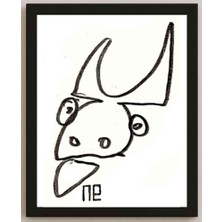 Karikatural Nezih Danyal Tipler Kişiye Özel Sertifikalı Sınırlı Fine Art Karikatür Baskı NTP00174