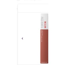 Maybelline Super Stay Matte Ink Liquid Lipstick 5ml - 70 Amazonian - Kahverengi