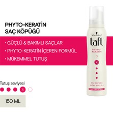 Taft Keratin Ultra Güçlü Saç Köpüğü 150 Ml Güçlendirici Formül ile Bakımlı Saçlar İçin