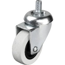 MiraLive Hts 332 - 50X20 mm Çift Bilyalı Vidalı Teker 4 Adet