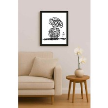 Karikatural Nezih Danyal Tipler Kişiye Özel Sertifikalı Sınırlı Fine Art Karikatür Baskı NTP00203